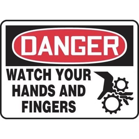 Accuform OSHA DANGER SAFETY SIGN WATCH YOUR MEQM093VP MEQM093VP